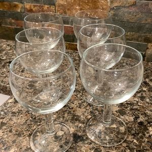 Wine or water glasses